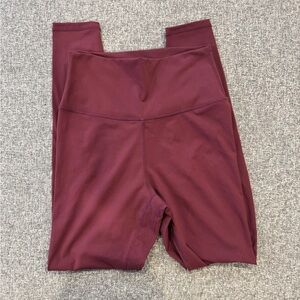 Women's Burgundy Leggings
